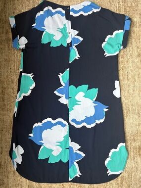 a new day Navy Mini Dress with White, Blue & Teal Floral Print